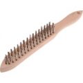 Faithfull Stainless Steel Scratch Wire Brush 3 Rows