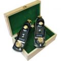 Faithfull 2 Piece Block Plane Set in Wooden Box