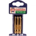 Faithfull Titanium Coated Phillips Screwdriver Bit PH1 50mm Pack of 3