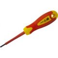 Faithfull VDE Insulated Soft Grip Slotted Screwdriver 5.5mm 125mm