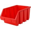 Faithfull Ergobox Interlocking Storage Bin Red 209mm 340mm 155mm