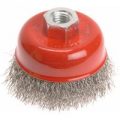 Faithfull Stainless Steel Crimped Wire Cup Brush 80mm M14 Thread