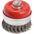 Faithfull Twisted Knot Wire Cup Brush 65mm M10 x 1.25 Thread