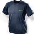 Festool Fan Mens Crew Neck T Shirt Blue 2XL