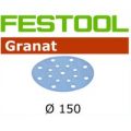 Festool Granit StickFix 150mm Abrasive Discs 60g Pack of 10