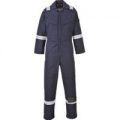 Biz Flame Aberdeen Flame Resistant Coverall Navy Blue 48″ 32″