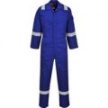 Biz Flame Flame Resistant Super Lightweight Antistatic Coverall Royal Blue Large 32″