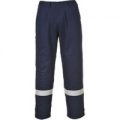 Biz Flame Plus Mens Flame Resistant Trousers Navy Blue Extra Small 32″