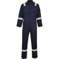 Biz Flame Flame Resistant Lightweight Antistatic Coverall Navy Blue 2XL 32″