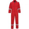 Biz Flame Flame Resistant Lightweight Antistatic Coverall Red 2XL 32″