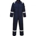 Biz Flame Flame Resistant Antistatic Winter Padded Overall Navy L