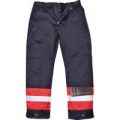 Biz Flame Mens Flame Resistant Plus Trousers Navy Blue Extra Large 32″