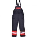 Biz Flame Flame Resistant Plus Bib & Brace Navy M