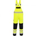 Biz Flame Hi-Vis Multi-Norm Flame Resistant Bib & Brace Yellow / Navy XL