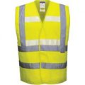 Glowtex Triple Technology Hi Vis Waistcoat Yellow L / XL