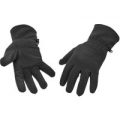 Portwest Fleece Gripper Gloves Black One Size