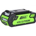 Greenworks G40B2 40v Cordless Li-ion Battery 2ah 2ah