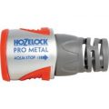 Hozelock Pro Metal AquaStop Hose Pipe Connector 1/2″ / 12.5mm Pack of 1