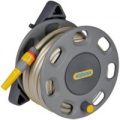 Hozelock Compact Wall Mounted Hose Reel 1/2″ / 12.5mm 30m Grey & Yellow