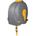 Hozelock Wall Mounted Fast Hose Reel 1/2″ / 12.5mm 40m Grey & Yellow