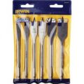 Irwin 6 Piece 4X Blue Groove Flat Wood Drill Bit Set