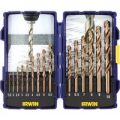 Irwin 15 Piece HSS Cobalt Drill Bit Set