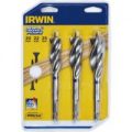 Irwin 3 Piece Blue Groove Power Wood Drill Bit Set