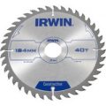 Irwin ATB Construction Circular Saw Blade 184mm 40T 30mm