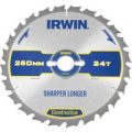 Irwin ATB Ultra Construction Circular Saw Blade 250mm 24T 30mm