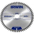 Irwin Aluminium Non-Ferrous Metal Saw Blade 216mm 60T 30mm