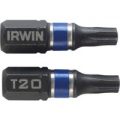 Irwin Impact Torx Screwdriver Bit T20 25mm Pack of 2