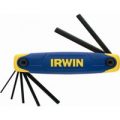 Irwin 7 Piece Folding Hexagon Allen Key Set Metric