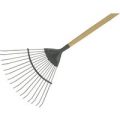 Kent & Stowe Long Handled Carbon Steel Lawn & Leaf Rake