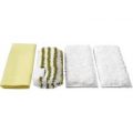 Karcher Various Floor Tool Bathroom Microfibre Cloths for SC, DE & SG Steam Cleaners Pack of 4