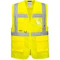 Portwest Orion Executive Class 2 Hi Vis LED Waistcoat Yellow L