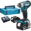 Makita DTW180 18v Cordless LXT Impact Wrench 2 x 4ah Li-ion Charger Case