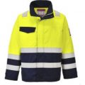 Modaflame Flame Resistant Hi-Vis Jacket Yellow / Navy XL