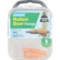 Plasplugs Hollow Door Fixings Pack of 5