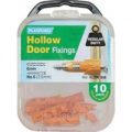 Plasplugs Hollow Door Fixings Pack of 10