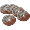 Sealey Metal Cutting Disc 76mm Pack of 5