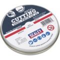 Sealey Metal Cutting Disc 115mm Pack of 10