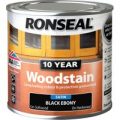 Ronseal 10 Year Wood Stain Ebony 250ml