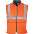 Portwest Reversible Hi Vis Bodywarmer Orange M