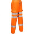 Portwest Hi Vis Cargo Pocket Joggers Orange 2XL