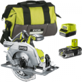 Ryobi R18CS7 ONE+ 18v Cordless Brushless Circular Saw 184mm 1 x 2.5ah Li-ion Charger Bag