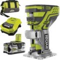 Ryobi R18TR ONE+ 18v Cordless Trim Router 1 x 5ah Li-ion Charger Bag