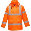 Oxford Weave 150D Class 3 Lite Hi Vis Traffiic Jacket Orange 3XL