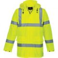 Oxford Weave 150D Class 3 Lite Hi Vis Traffiic Jacket Yellow 2XL