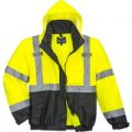 PW2 Hi-Vis Premium 3 In1 Bomber Jacket Yellow / Black 2XL