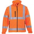 Portwest 2 in 1 Waterproof Hi Vis Softshell Jacket Orange L